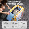 Oxford Cloth Pet Carrier Backpack for Cats and Small Dogs