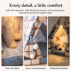 Plaid Semi-Enclosed Pet Tent for Cats and Small Dogs