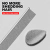 Dual-Density Pet Grooming Comb for Cats & Dogs