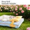 Striped Washable Pet Bed for Dogs & Cats