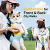 Front-Wearing Pet Carrier Backpack for Cats and Small Dogs