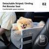 Pet Car Seat Bed for Small Dogs and Cats