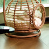 Handwoven Rattan Hanging Basket Cat Bed