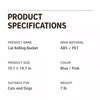 Transparent Rolling Cat Travel Carrier