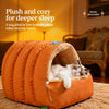 Enclosed Pet Bed for Cats and Small Dogs