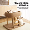 Space-Saving Cat Scratcher Bed with Braided Sisal Rope