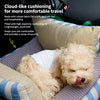 Car Pet Bed with Removable Cover and Seat Belt Strap