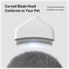 Curved-Tooth Grooming Comb for Cats and Dogs