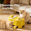 Interactive Electronic Whack-a-Mole Cat Toy with Feather Teaser