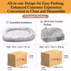 Oversized Plush Pet Bed with Removable Washable Cover