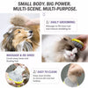 Wood-Handle Pet Bath & Grooming Brush for Dogs and Cats