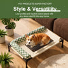 Elevated Cat & Dog Pet Cot with Breathable Mesh and Removable Cushion
