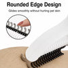 Double-Sided Detangling Comb for Long-Haired Dogs and Cats