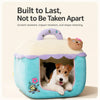 Washable Pet Bed with Removable Corduroy Cover for Cats & Dogs