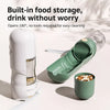 Foldable 2-in-1 Pet Water Bottle and Food Cup