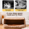 Enclosed Cat & Dog Bed with Removable, Washable Cushion