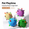 Squeaky Plush Ball Dog Toy for Rolling and Interactive Play
