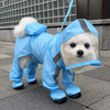 Waterproof Full-Coverage Raincoat for Small Dogs