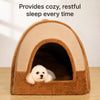 Enclosed Pet Bed with Removable Washable Cover