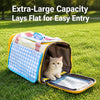 Oxford Cloth Pet Carrier Backpack for Cats and Small Dogs