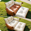 Portable Faux Leather Car Bed for Small Dogs and Cats