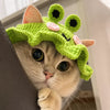 Animal-Themed Costume Hats for Small Cats and Dogs