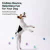 Synthetic Leather Tennis Ball Dog Toy for Fetch and Tug