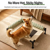 Elevated Cat & Dog Pet Cot with Breathable Mesh and Removable Cushion