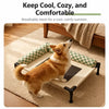 Elevated Cat & Dog Cot with Mesh Surface and Detachable Cushion