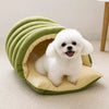 Semi-Enclosed Cat & Dog Bed with Removable Cover