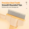 Pet Grooming Pin Brush for Long-Haired Cats and Dogs