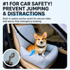 Quilted Pet Car Seat Cushion for Comfortable Travel