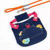 Denim-Style Nylon Harness and Leash for Cats and Small Dogs