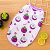 Fruit Print Polyester Pet Vest for Dogs and Cats
