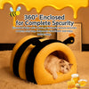 Enclosed Tent Pet Bed for Cats and Small Dogs