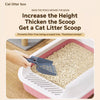 Spacious Cat Litter Box for Kittens and Adult Cats