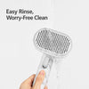 Dual-Sided Dog & Cat Grooming Brush for Deshedding and Detangling