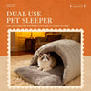 Enclosed Pet Bed for Cats and Small Dogs
