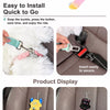 Dog Car Safety Harness with Seat Belt Clip