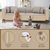 Wall-Mount Cat Scratching Mat with Hook-and-Loop Backing