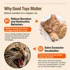 Touch-Activated Plush Mouse Cat Toy with Sound