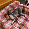 Vintage Plush Sofa Bed for Cats and Dogs