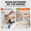 Foldable Dog & Cat Grooming Stand with Grooming Strap