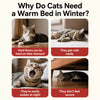 Semi-Enclosed Pet Bed for Cats and Small Dogs