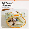Foldable Cat Tunnel Toy with Crinkle Paper