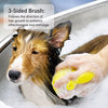 Wood-Handle Pet Bath & Grooming Brush for Dogs and Cats