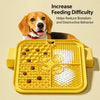 4-Grid Silicone Lick Mat for Dogs, 7.9-Inch Square