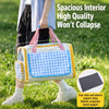 Oxford Cloth Pet Carrier Backpack for Cats and Small Dogs