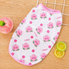 Fruit Print Polyester Pet Vest for Dogs and Cats