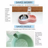 Double Pet Bowl with Water Dispenser for Dogs and Cats